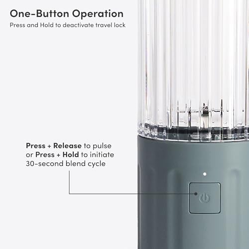Beast GO Cordless, Premium Portable Blender for Shakes & Smoothies, 22oz Blending Vessel, Blends Ice & Frozen Fruit, Rechargeable USB-C Battery, Drinking Lid and Straw System (Mist) - Image 4