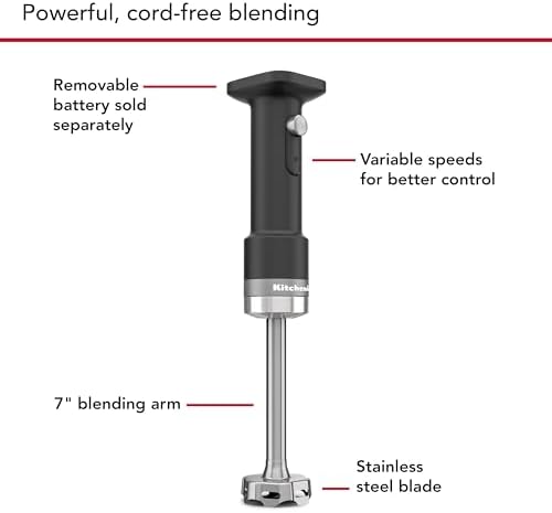 KitchenAid Go Cordless Hand Blender, battery included, KHBRV71 - Image 3