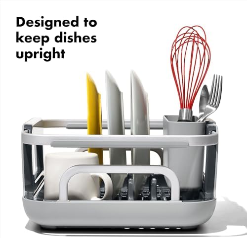 OXO Good Grips Extendable Over-The-Sink Aluminum Drying Dish Rack