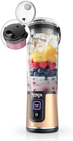 Ninja Blast Portable Blender, Cordless,18oz Vessel, Copper, BC151CP by Unknown