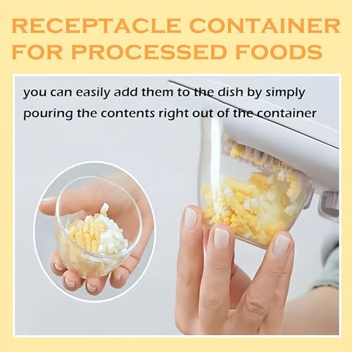 3 In 1 Egg Slicer For Hard Boiled Eggs, New Hard Boiled Egg Cutter Egg Slicer for Hard Boiled Eggs, Eggs Slicers 3 Ways for Strawberry, Mushroom, Grape, Cherry Tomato (Yellow + White)