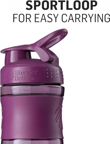 BlenderBottle SportMixer Tritan Grip Shaker Bottle, Moss Green, 28-Ounce - Image 4