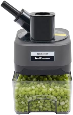3 in 1 Electric Vegetable Dicer Slicer, Commercial Electric Veggie Food Cutting Machine 100W Multifunctional Automatic Vegetable Slicer for Restaurants, Hotels and Cafeterias by Unknown