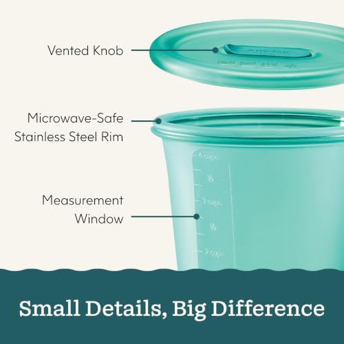 Anydeli Silicone Deli Containers for Meal Prep (Mochi, 6 Pack)