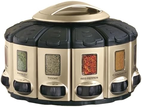 57010 Select-A-Spice Auto-Measure Carousel Professional Series, Satin