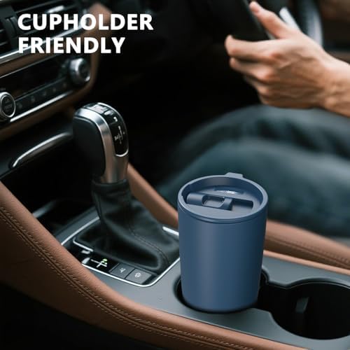 TILUCK 20 oz Insulated Coffee Tumbler with BPA-Free Lid - Image 4