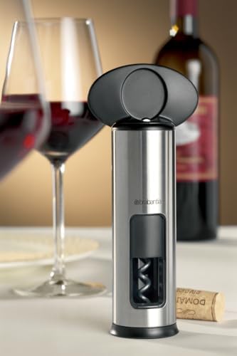 Brabantia Classic Corkscrew Bottle Opener - Black, 7" h