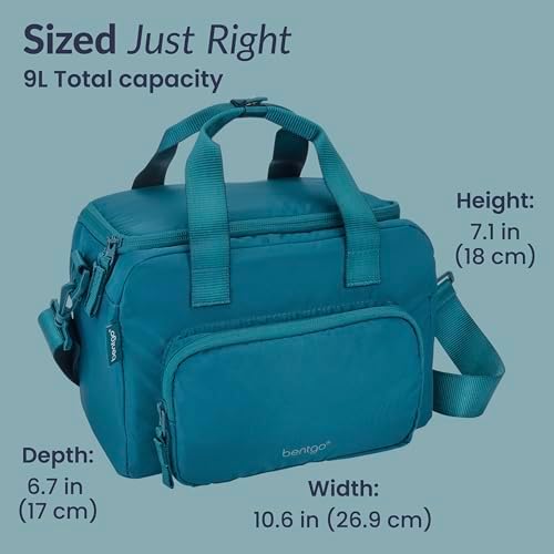 Insulated Lunch Bag, Extra-Large Capacity, Lightweight