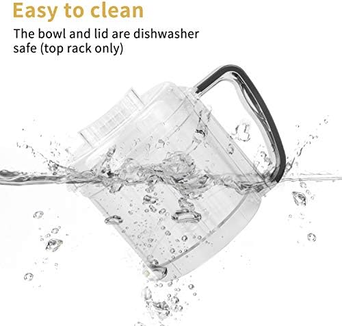 La Reveuse 2 Cup Mini Food Processor, Electric Chopper Small, Metallic Grey - Image 5