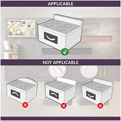 30" Magnetic Stove Top Shelf – Gold Spice Rack and Seasoning Organizer – Kitchen Shelf for Back of Stove – Over Stove Rack and Storage Organizer