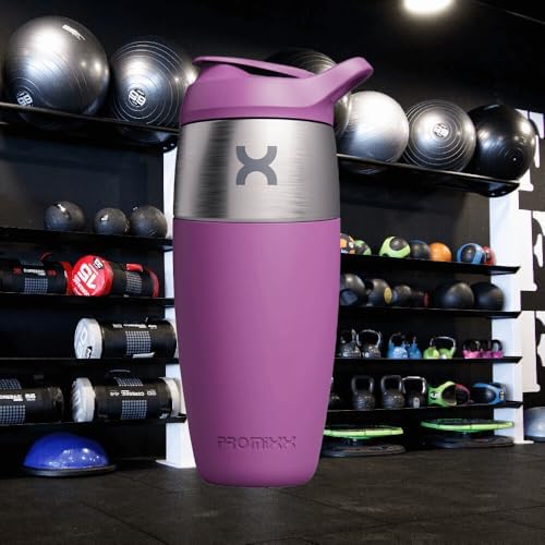 PROMIXX Pursuit Stainless Steel Shaker Bottle 32oz, Mulberry - Image 2