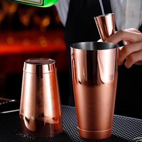 Boston Shaker Cocktail Set Bartender Kit, 12 Pcs Drink Shaker with Strainer Bartending Martini Shaker Tin with 18oz & 28oz Mixed Alcohol Shaker Stainless Steel Bar Tool for Beginner