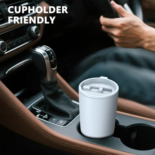TILUCK 20 oz Insulated Coffee Tumbler with BPA-Free Lid - Image 4