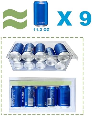 2 Pack Extra-Large Deli Drawer Organizer for Refrigerator Pull Out