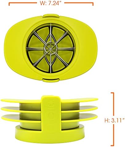 Set of 3 Fruit and Vegetable Slicers, Multifunctional Apple Corer, Mango and Tomato Slicer, Time-Saving Kitchen Gadgets
