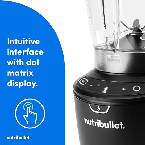 nutribullet® SmartSense Blender Combo, 1400 Watts, Matte Black, NBF50700AK - Image 6