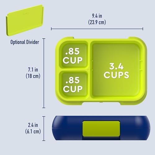Pop Leak-Proof 3-4 Compartment Bento-Style Lunch Box