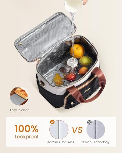 Lunch Box for Women, Insulated Adult Lunch Bag Women Cooler Tote
