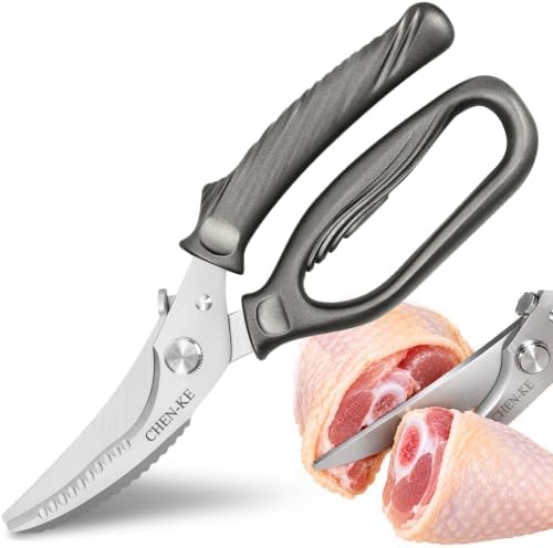 Rust Resistant Heavy Duty Multipurpose Kitchen Shears-Grey