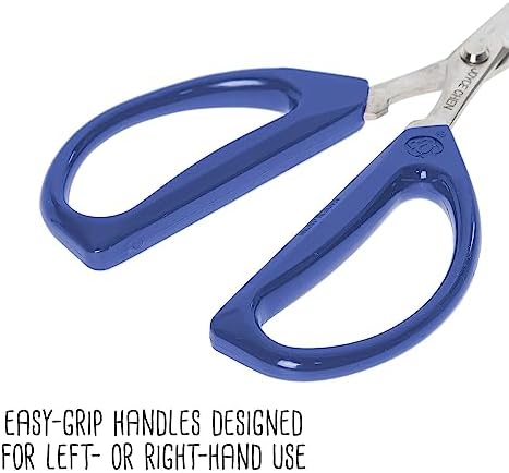 Joyce Chen Original Unlimited Kitchen Scissors All Purpose Dishwasher Safe Kitchen Shears With Comfortable Handles, Blue