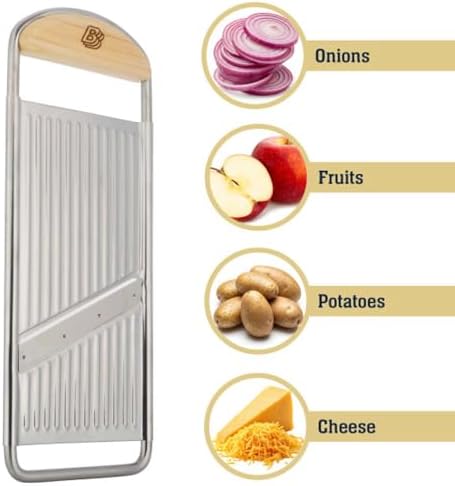 Kings County Tools Flat Handheld Mandoline Slicer for Kitchen, 12” - Image 2
