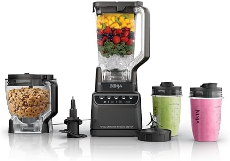 Ninja Kitchen System Pro+, 72oz Pitcher, 8-Cup, 1200W, Grey, BR601AMZ by Unknown