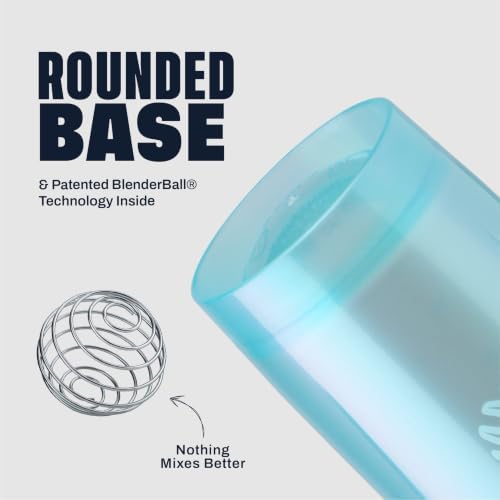 BlenderBottle Sport Flip Tritan Shaker Bottle 28 oz Blue Haze - Image 3