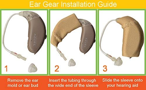 Ear Gear Mini Cordless – Protect Hearing Aids from Dirt, Sweat, Moisture, Wind – Fits Hearing Instruments 1” to 1.25” - Image 4