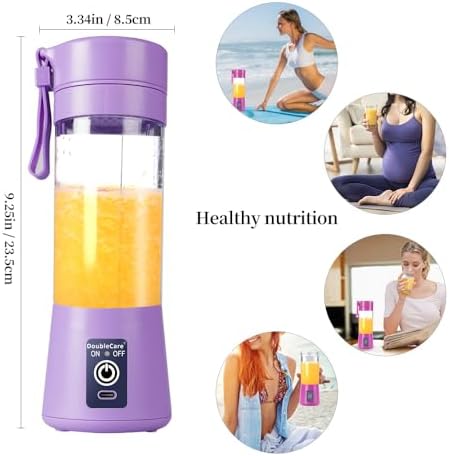 Portable Blender, Electric USB Mini Juicer Blender For Shakes and Smoothies - Image 3