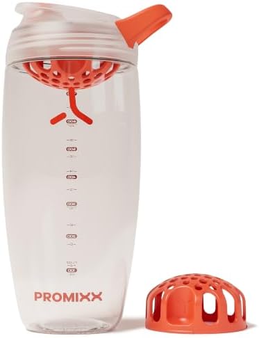 PROMIXX Pursuit Protein Shaker Bottle 26oz, Ecozen, Clear by PROMIXX