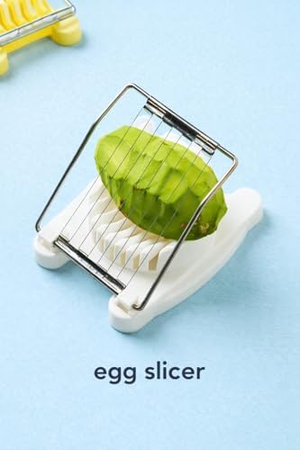Egg Slicer, Stainless Steel Wire Egg Cutter, Kitchen Slicer Tool - Image 2