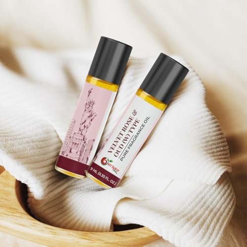NY Spice Shop Velvet Rose & Oud W Type Musk Fragrance – Pack of 3 Velvet Roses Musk & Unisex Musky Scent – Rich Floral Aroma with Warm Wood Accord – Traditional Arabian Scent for Rose Lovers - Image 5