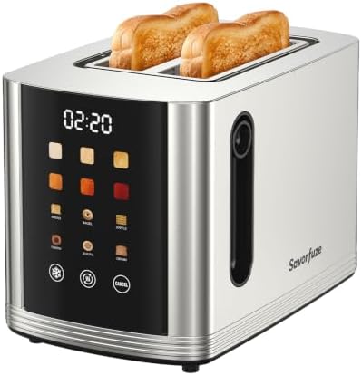 2 Slice Smart Toaster Touch Screen & Smoothie Blender Grinder Combo - Image 2