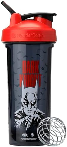 BlenderBottle Justice League ProSeries Tritan Shaker Bottle 28 oz Red/Black by BlenderBottle