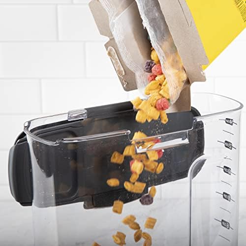 International ProKeeper+ Clear Plastic Airtight Food Baker's Kitchen Storage Organization Container Canister Set with Magnetic Accessories, 2- Piece Set (Cereal 4.2-Quart)