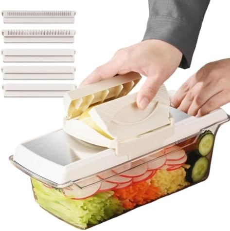 The Real Pro Vegetable Chopper & Mandoline Slicer With Container by Unknown