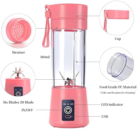 Portable Blender, Electric USB Mini Juicer Blender For Shakes and Smoothies - Image 2