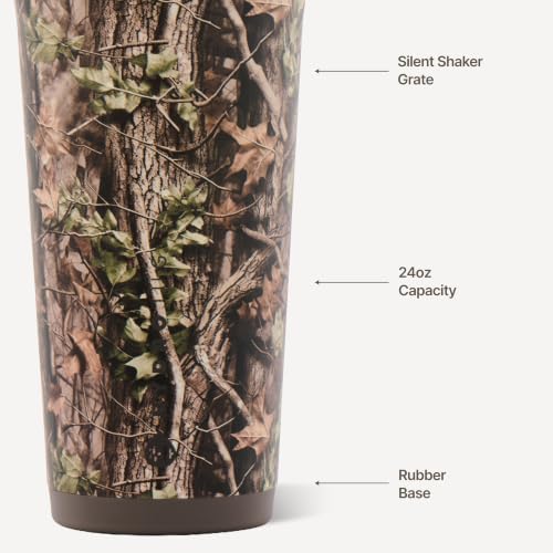 HydroJug Insulated Protein Shaker Bottle 24 oz, Silent Mixing, Woodland - Image 3