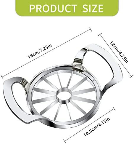 Stainless Steel Apple Slicer Corer Cutter,2 in 1 Y Peeler for Peeling