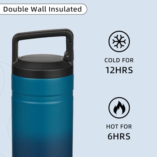 BJPKPK 20 oz Insulated Travel Water Bottle, Coffee Tumbler Stainless Steel - Image 5