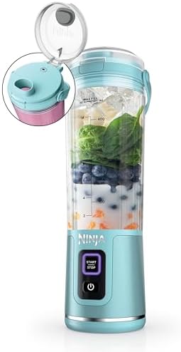 Ninja Blast Portable Blender, Cordless,18oz Vessel, Aqua, BC151AQ by Unknown