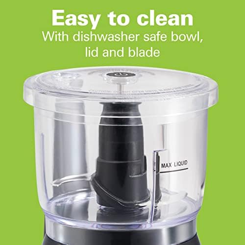 3 Cup Electric Vegetable Chopper & Mini Food Processor