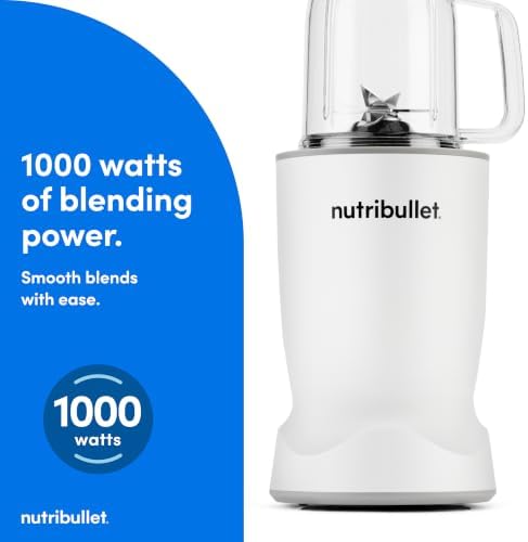 nutribullet® Turbo Tumbler Edition, Personal Blender, White, NB30400AW - Image 4