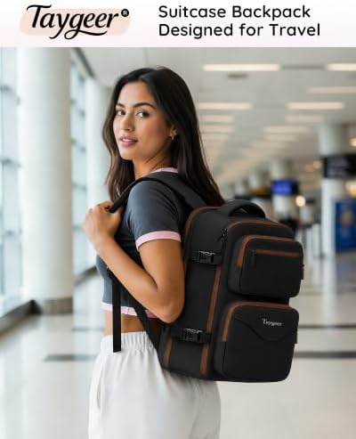 Taygeer Travel Backpack with Shoe Compartment, Work Bag Backpack for Women - Image 2