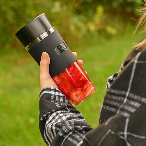 TRU Hydration Blender, USB Rechargeable Personal Blender, Black - Image 5