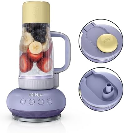 Ninja BlendBOSS Personal Blender, 26oz Tumbler, 1200PW, Purple, DB351PR by Unknown