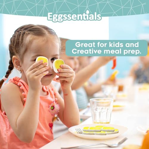 Pack of 3 Egg Shaper - Egg Cuber Square Egg Mold - Hard Boiled Eggs Maker for Square Boiled Egg Dicer for Eggs - Boiled Egg Mold Press.