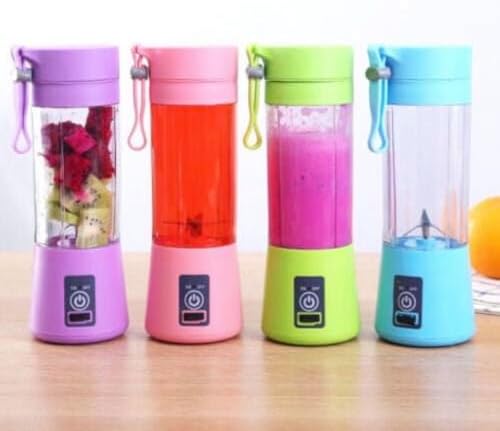 BAN IDLING Portable Juice Blender, Green, 380ml, 6 Blades, USB Rechargeable, BPA Free, One-Click Operation - Image 4