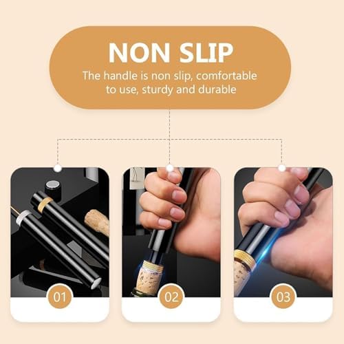 Wine Opener, AeroPop MIni Wine Opener, Travel Portable Pocket Air Pressure Pump Wine Bottle Opener, Travel Porta for Home, Restaurant, Party (2Pcs,A)