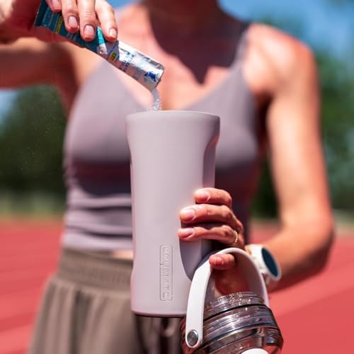 MultiShaker Blender Shaker Bottle | 100% Leakproof Insulated Stainless Steel The Perfect Shaker Cup, Protein Shaker Bottle, and Pre Workout Bottle for the Gym | 26oz (Blue Agave)